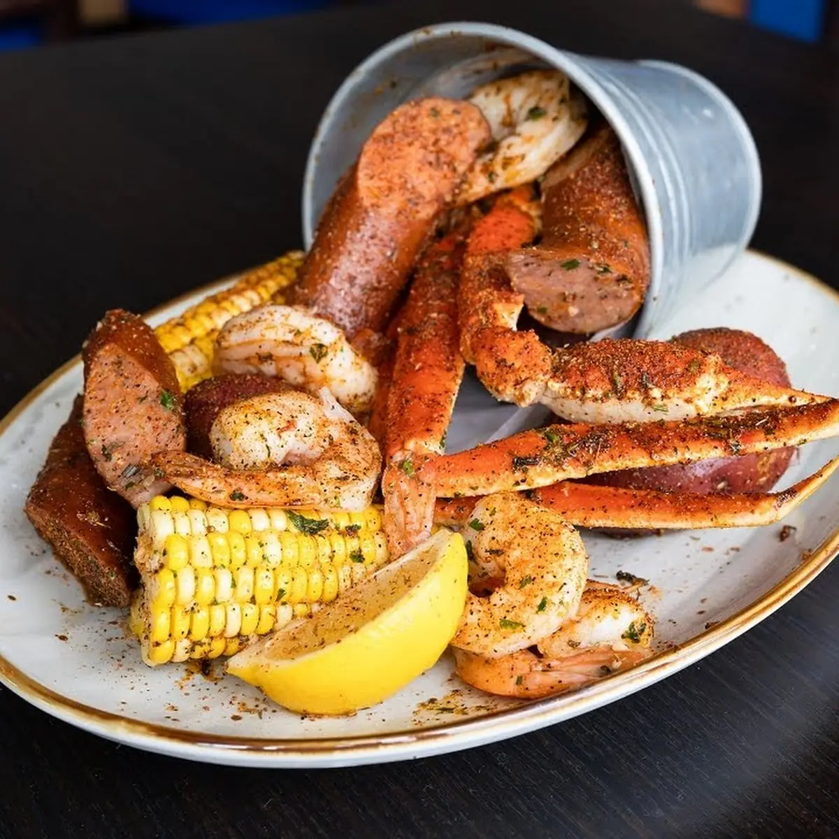 Seafood Boil with Crab Legs