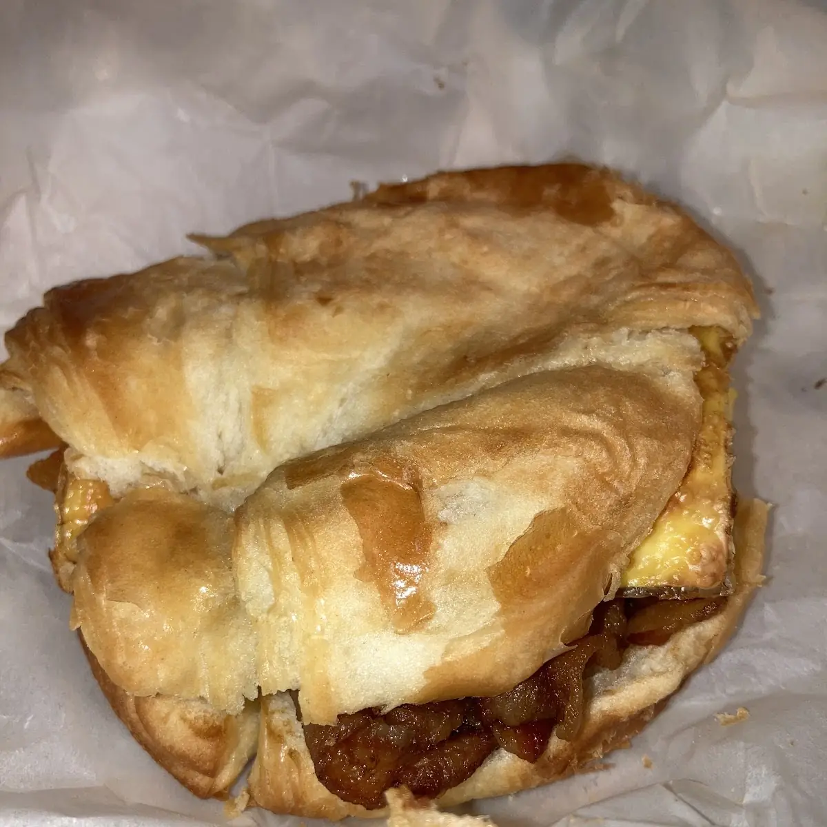 Bacon Egg Croissant