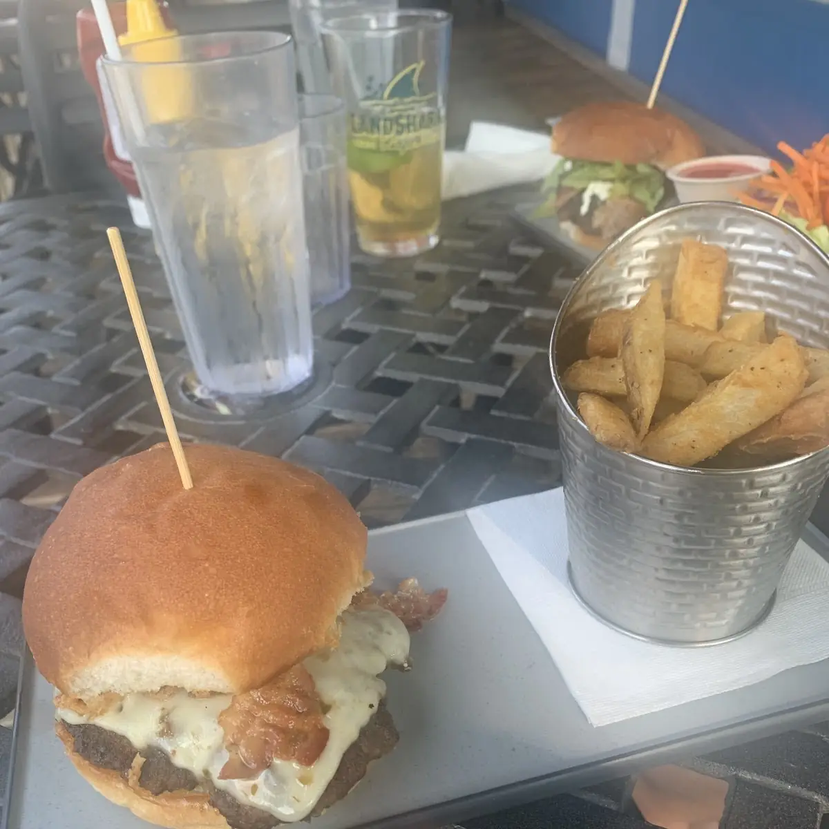 Cowboy Burger, Sandbar Waterfront Grill