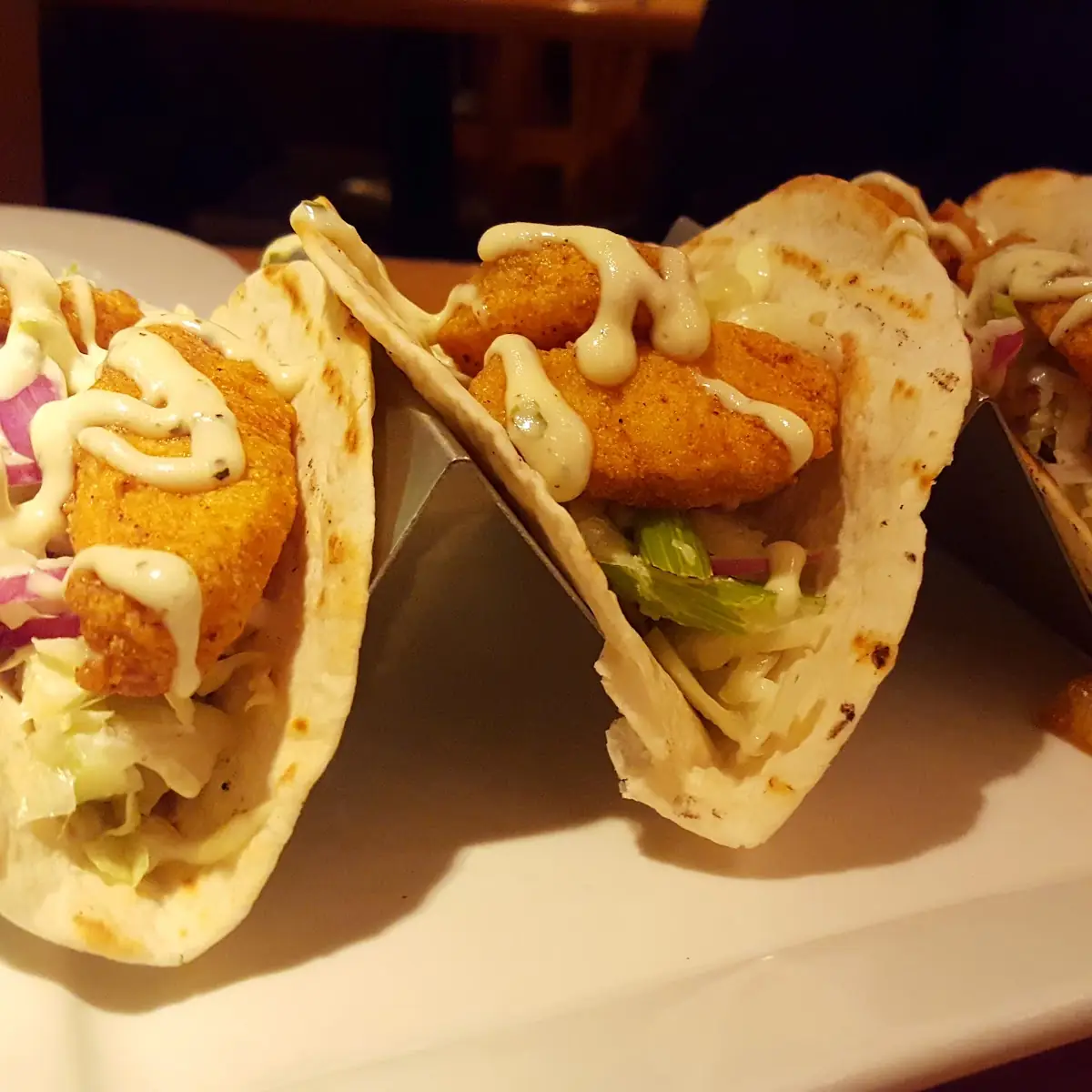 Perch Tacos, Sandbar Waterfront Grill