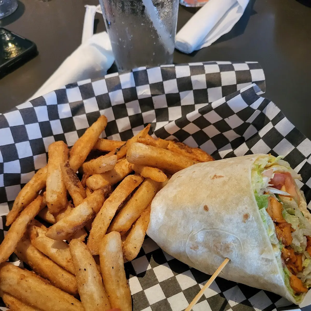 Veggie Wrap, Sandbar Waterfront Grill