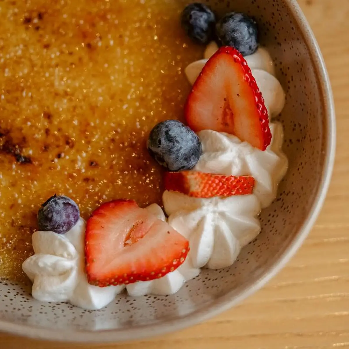 Rotating Crème Brulee