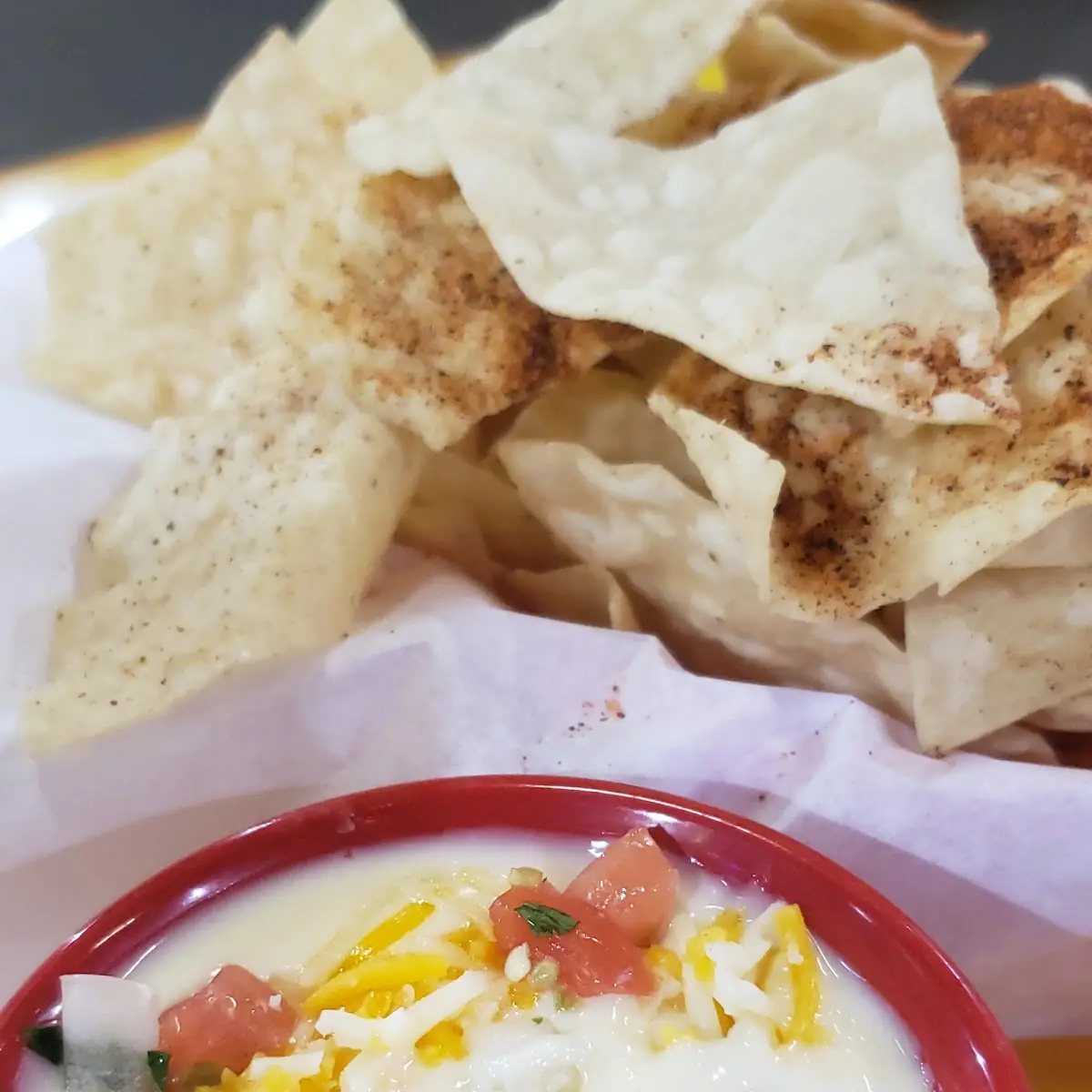 Chips and Queso Dip