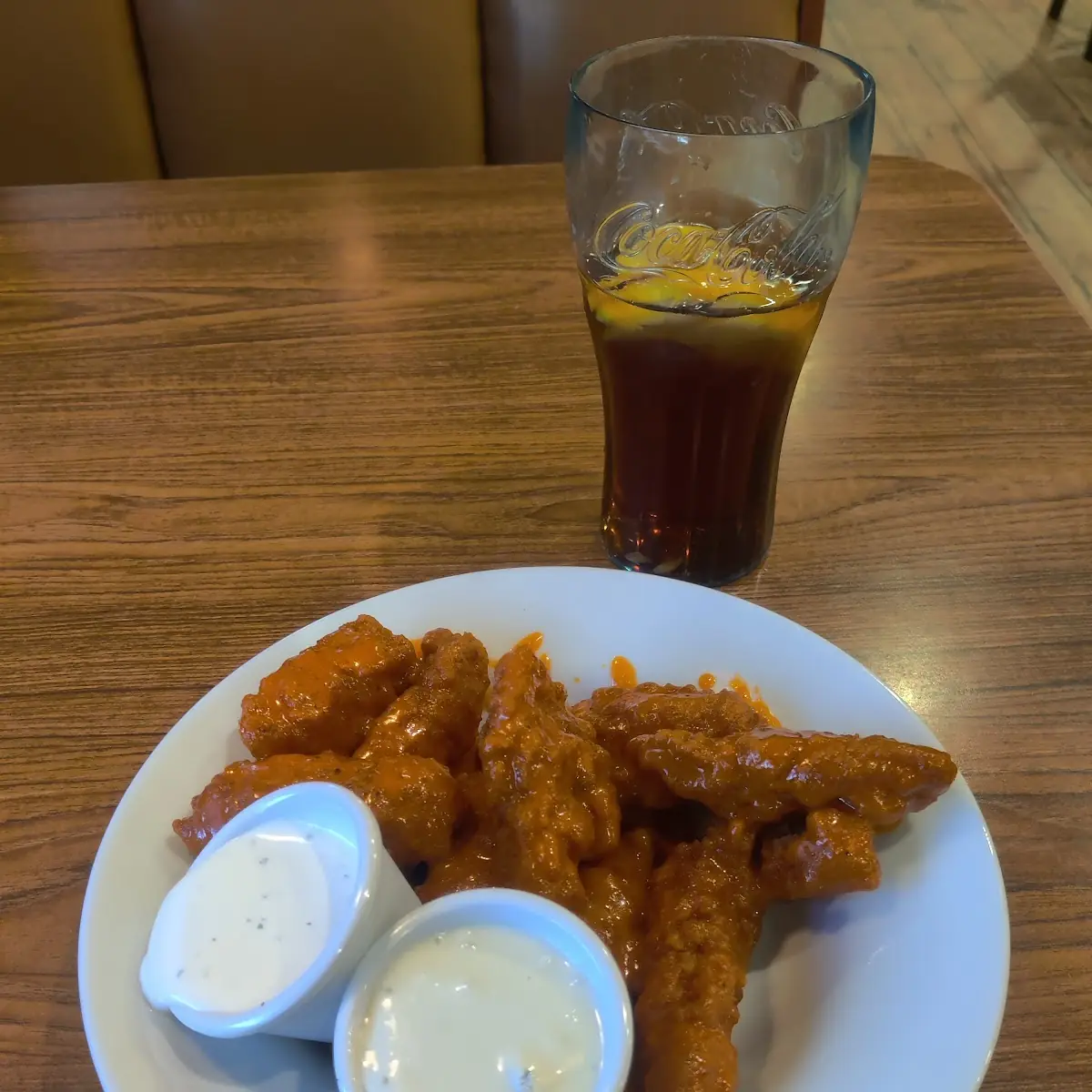 Strips in Buffalo Sauce