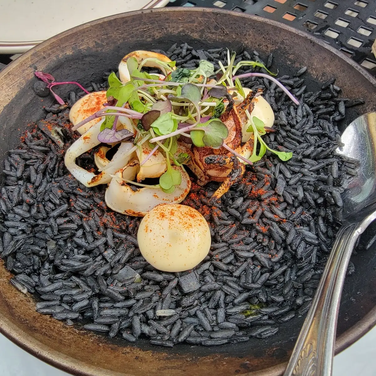 Tapa De Paella Negra