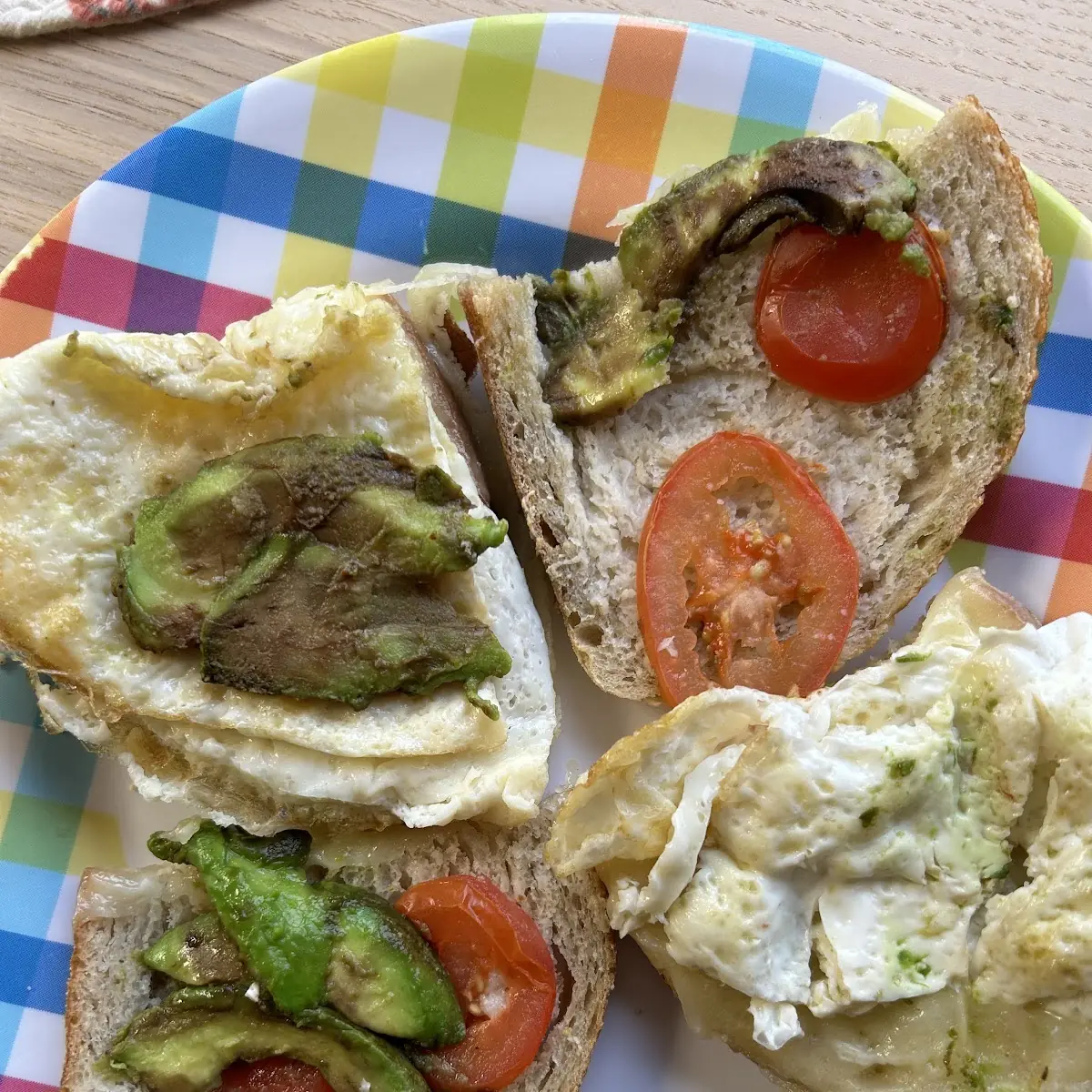 Garden Avocado Breakfast Sandwich