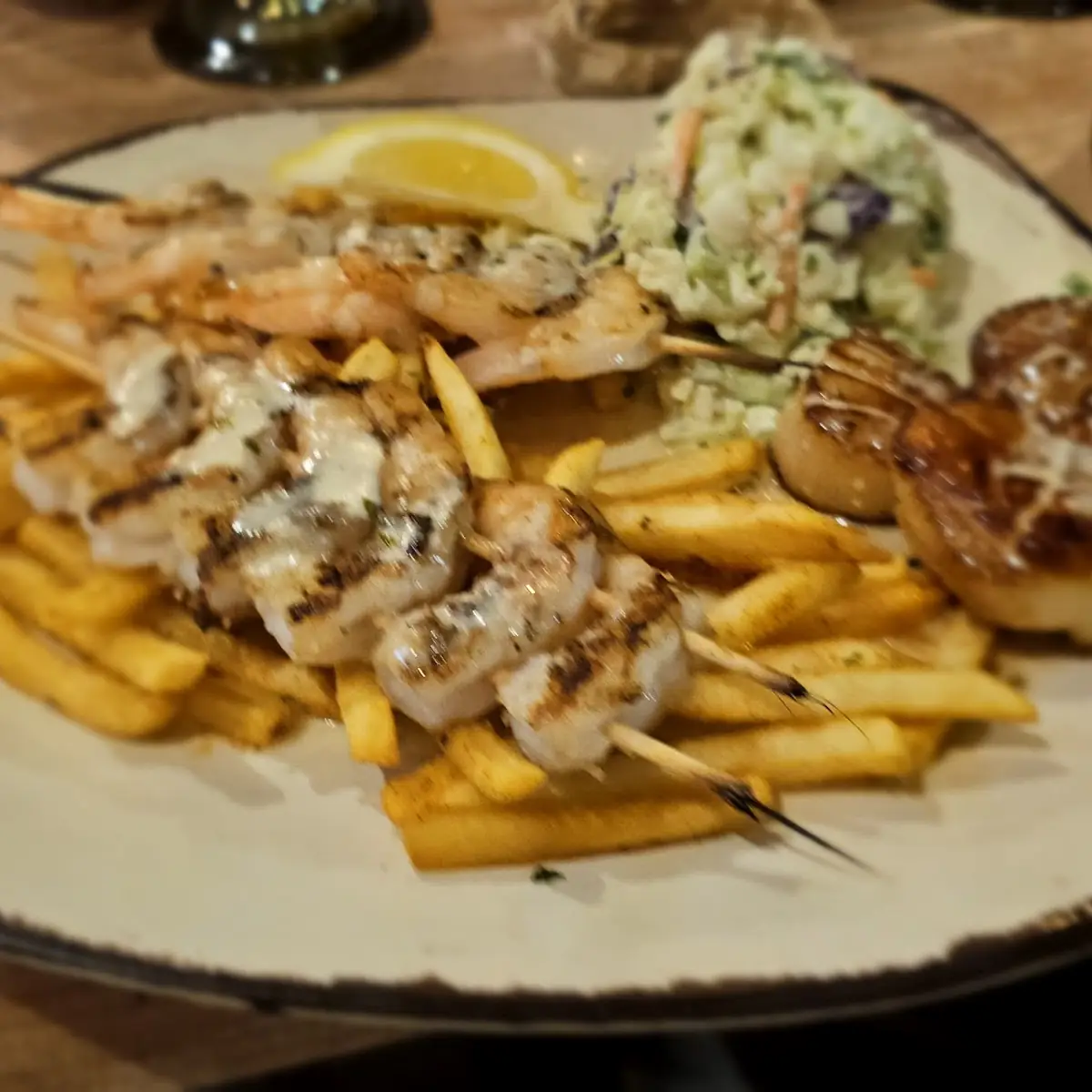 Grilled Shrimp and Scallops
