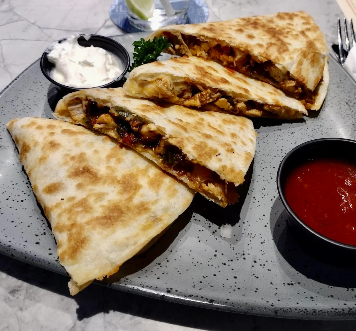 Grilled Chicken Quesadilla