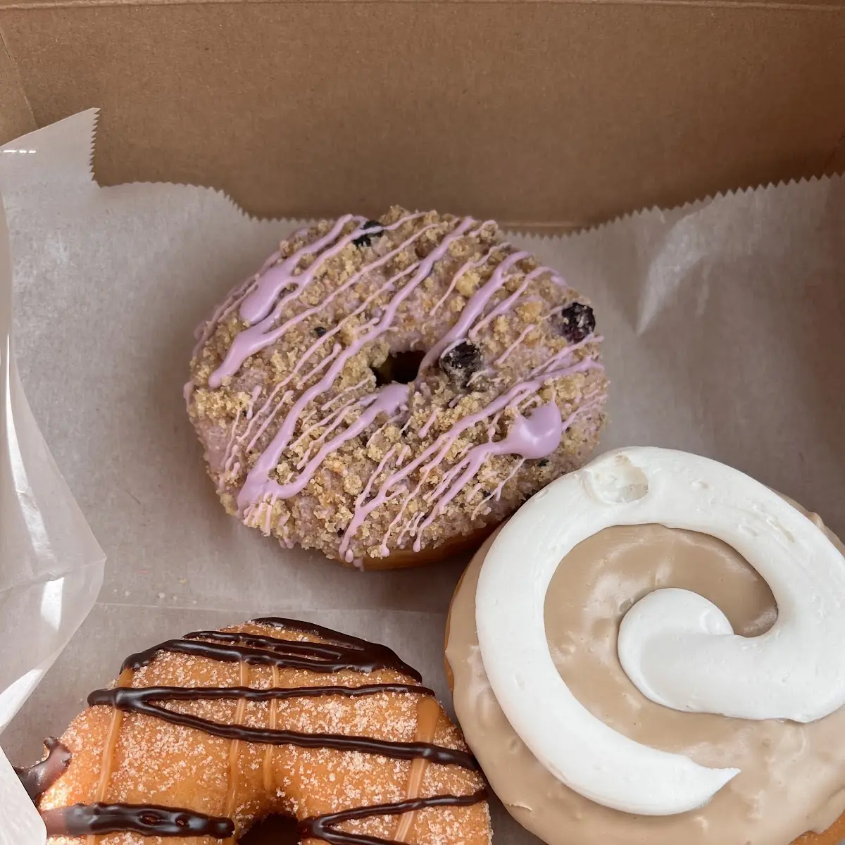 Maple Bacon & Boston Creme Donuts