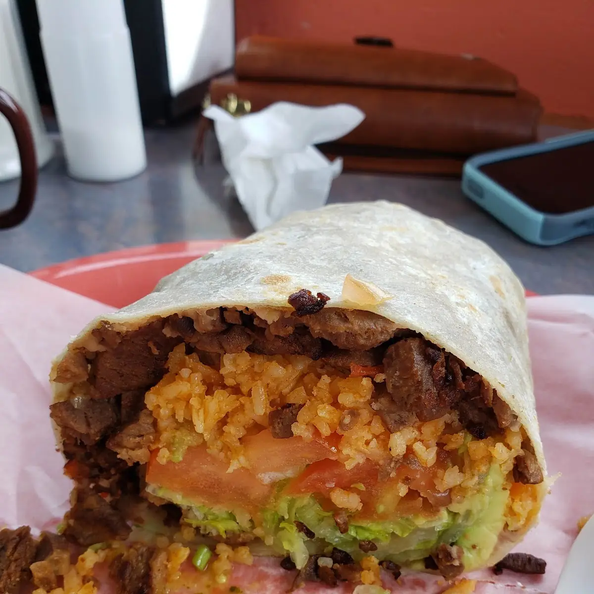 Vegan Carne Asada Burrito