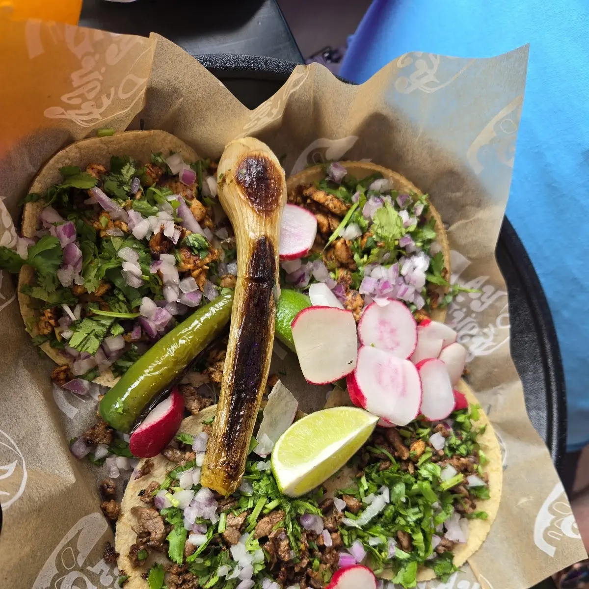 3- Plain Steak Taco W/ Rice