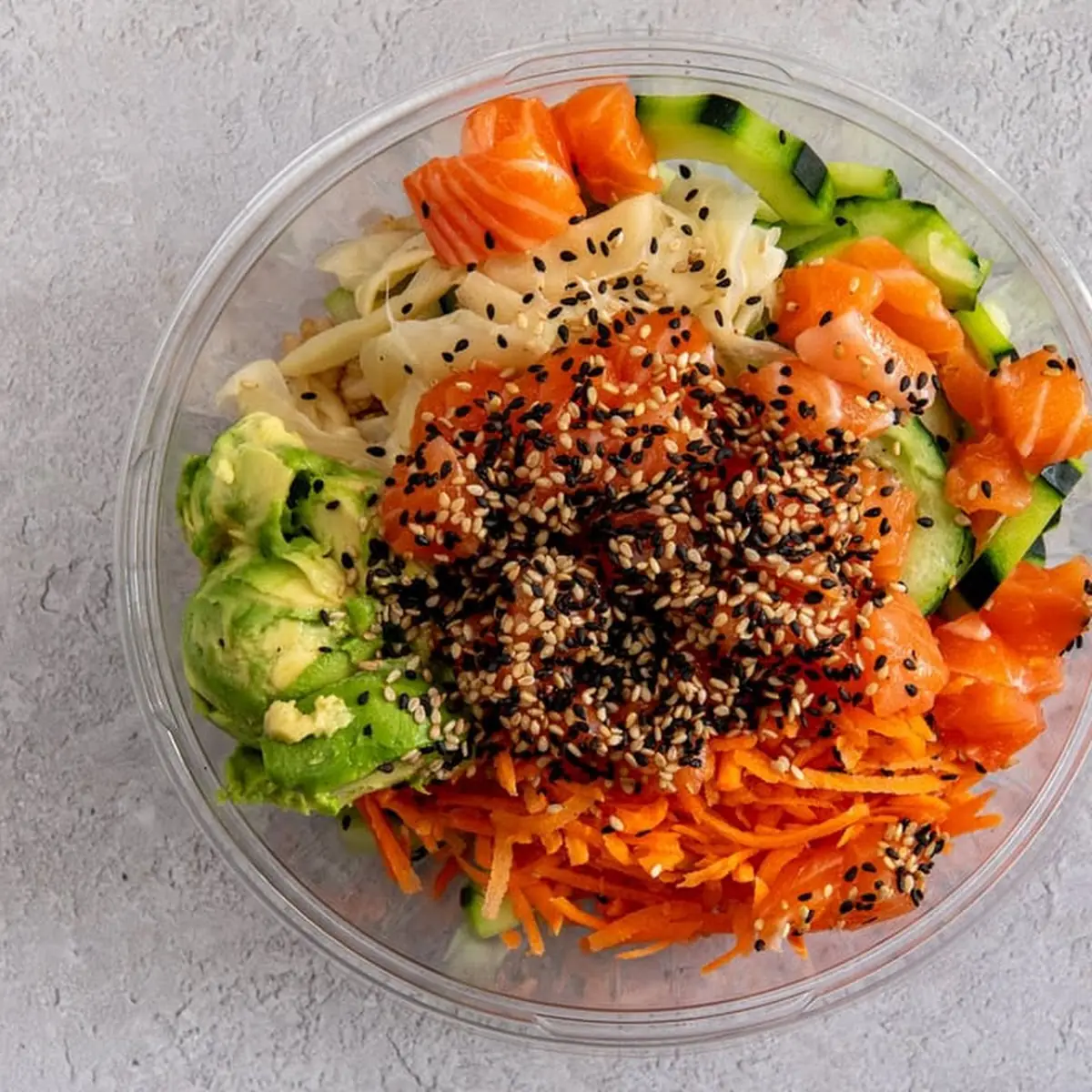 Poke Bowl with Fresh Fish