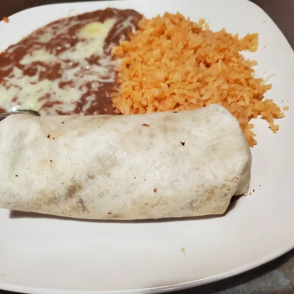 Kids Bean Burrito Plate