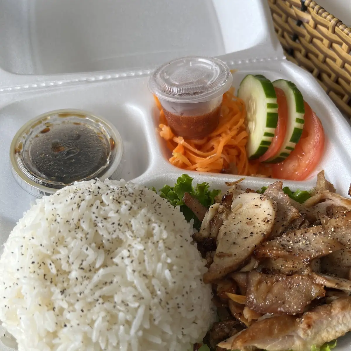 Charred Chicken with Rice Bowl