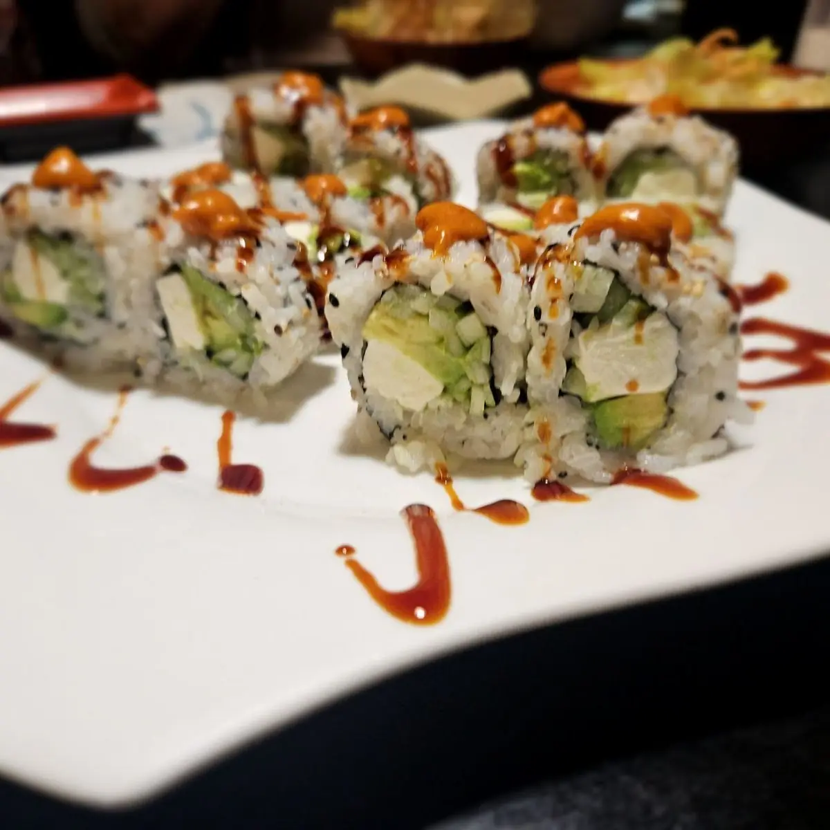 Debbie Roll Tsunami Roll Salmon Roll