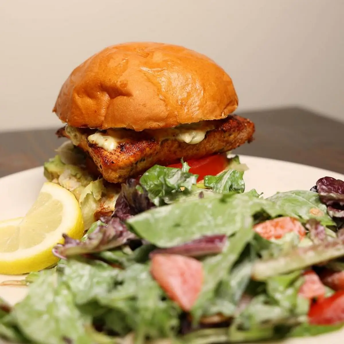 Blackened Salmon Sandwich