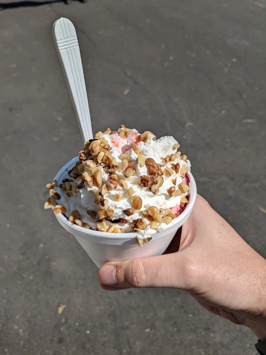 Blueberry Cobbler Sundae