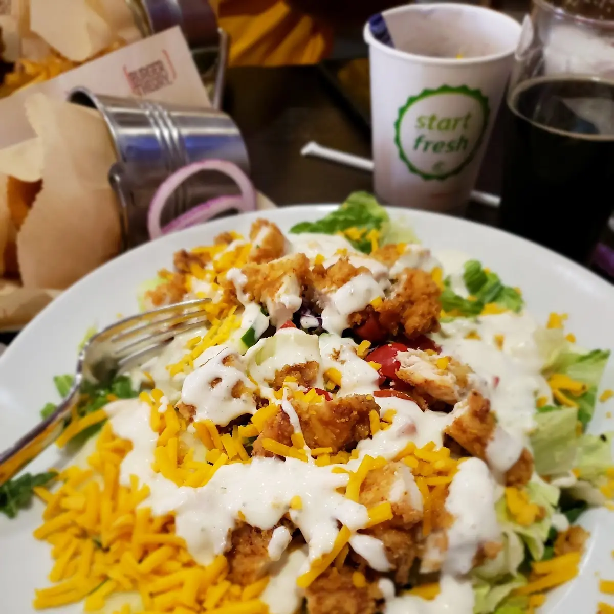 Crispy Chicken Salad
