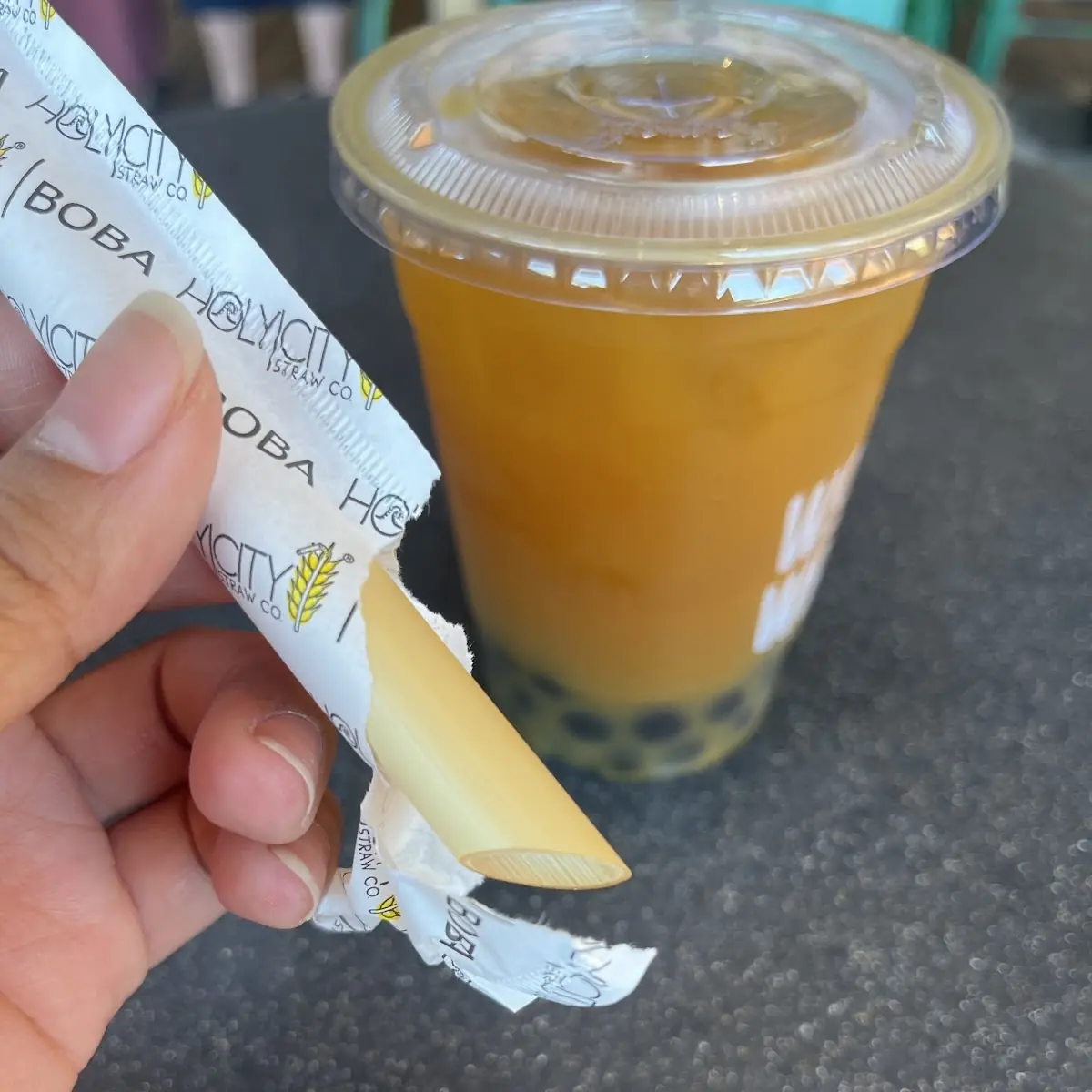 Mango Boba Tea