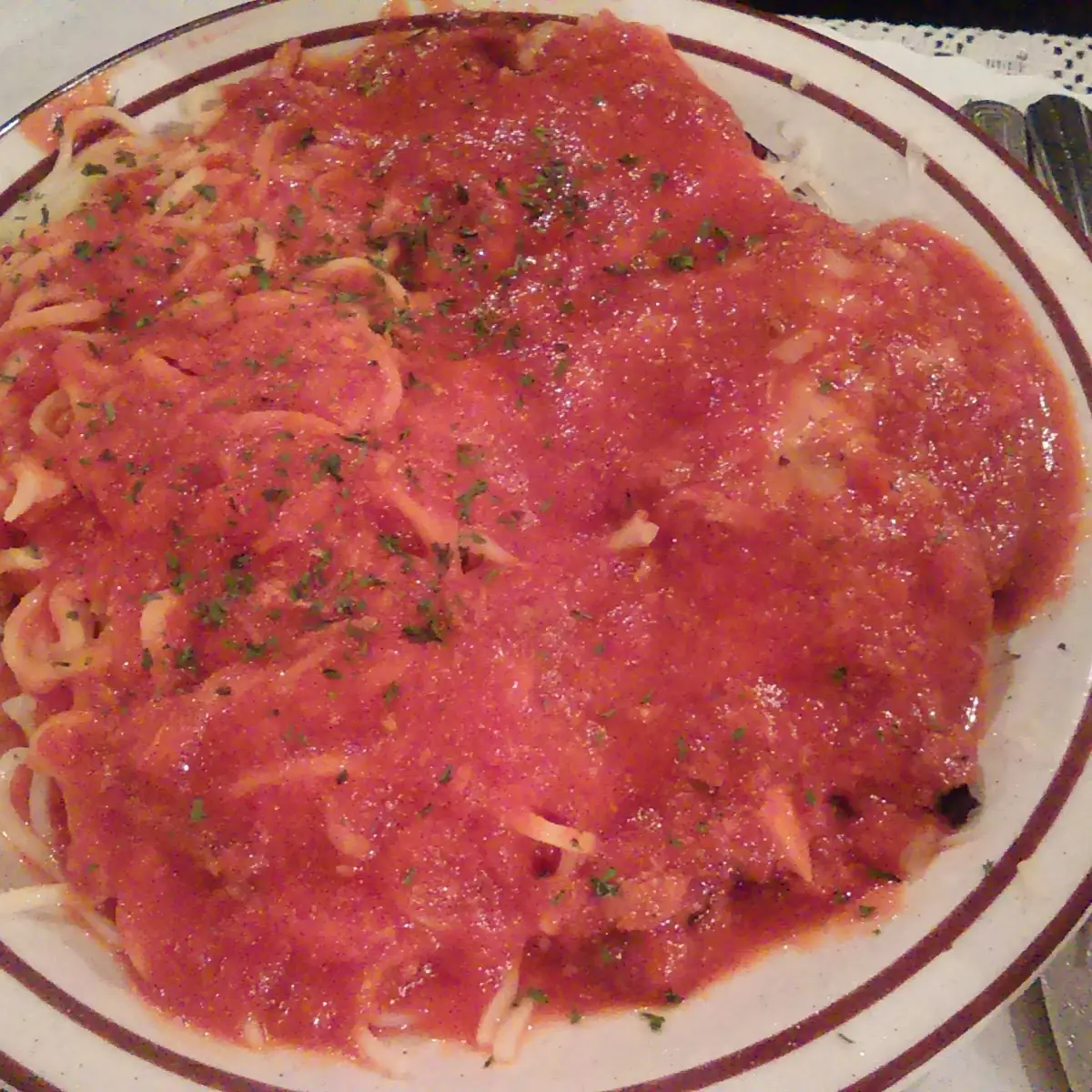 Homemade Spaghetti with Eggplant