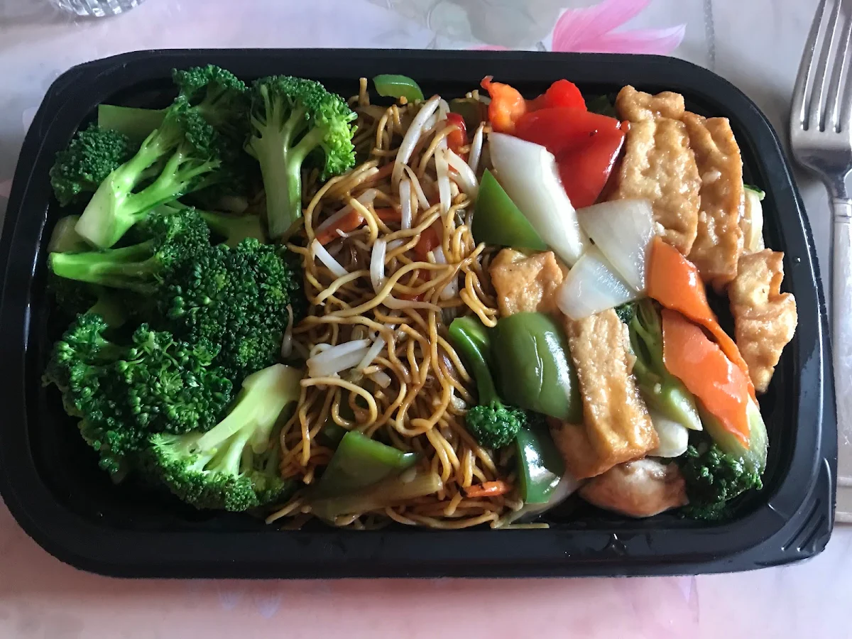 Tofu with Mixed Vegetables Combo Plate, Wok Wagon Express