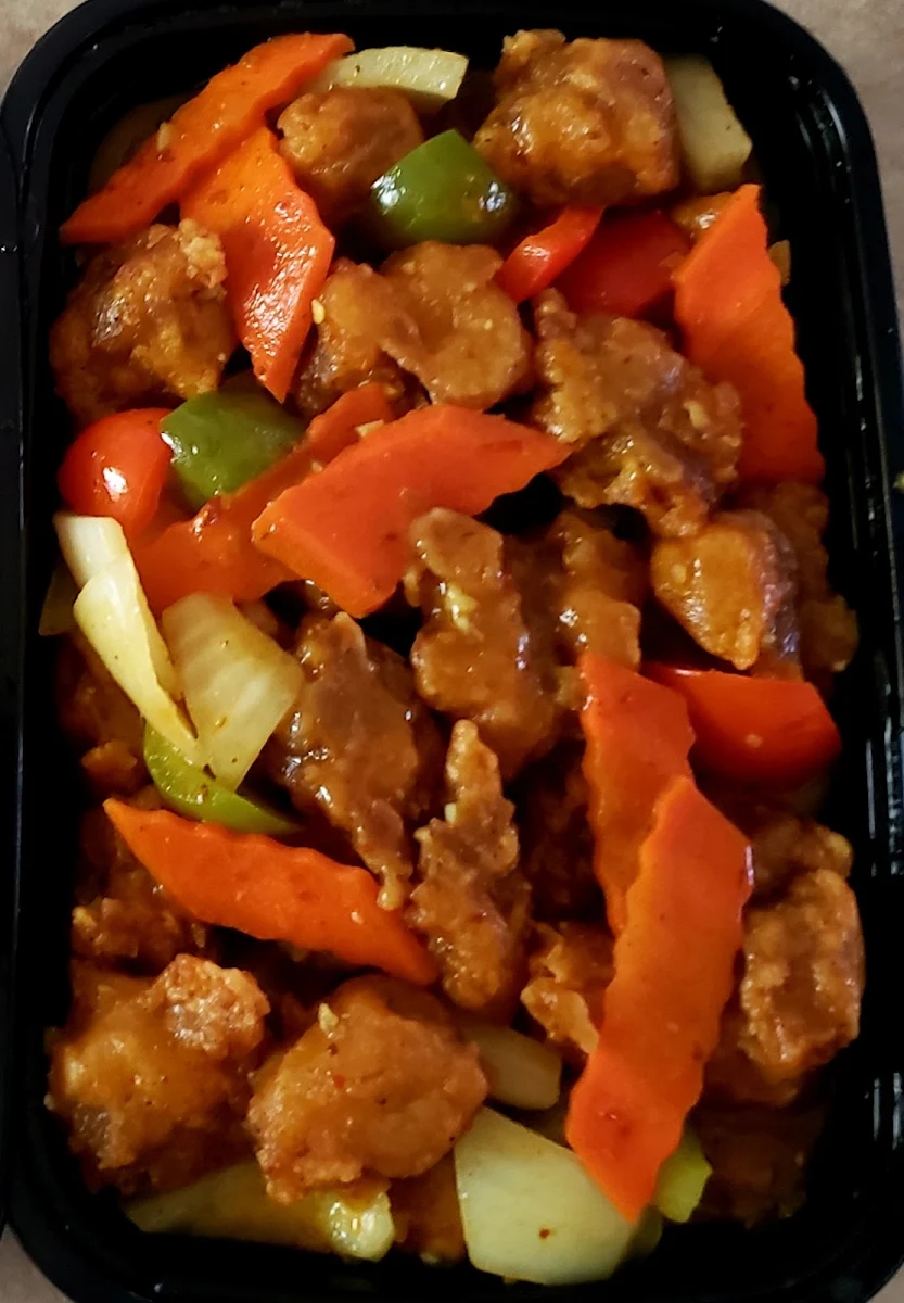Vegetarian Curry Chicken, Wok Wagon Express
