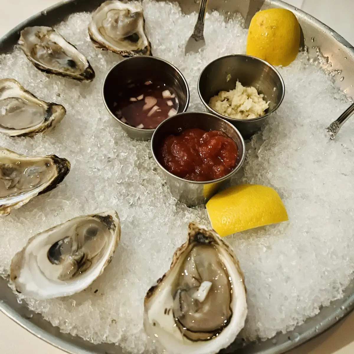 Fresh Oysters on the Half Shell