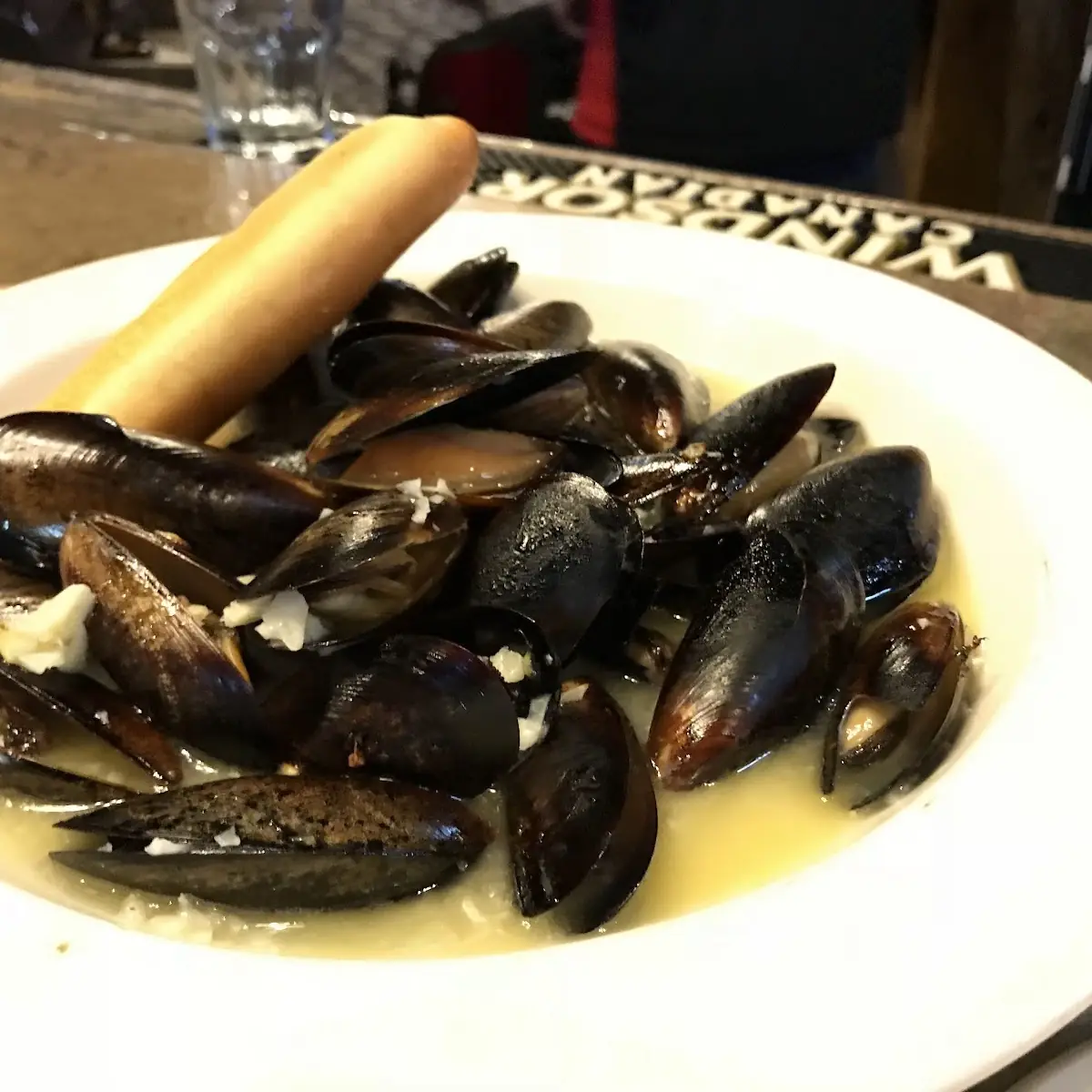 Steamed Mussels