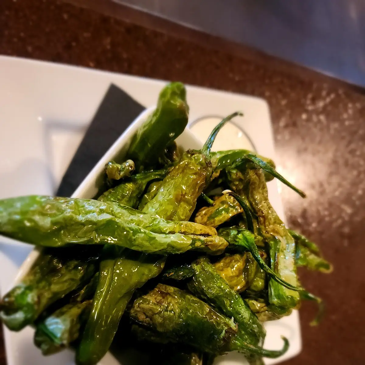 Blistered Shishito Peppers