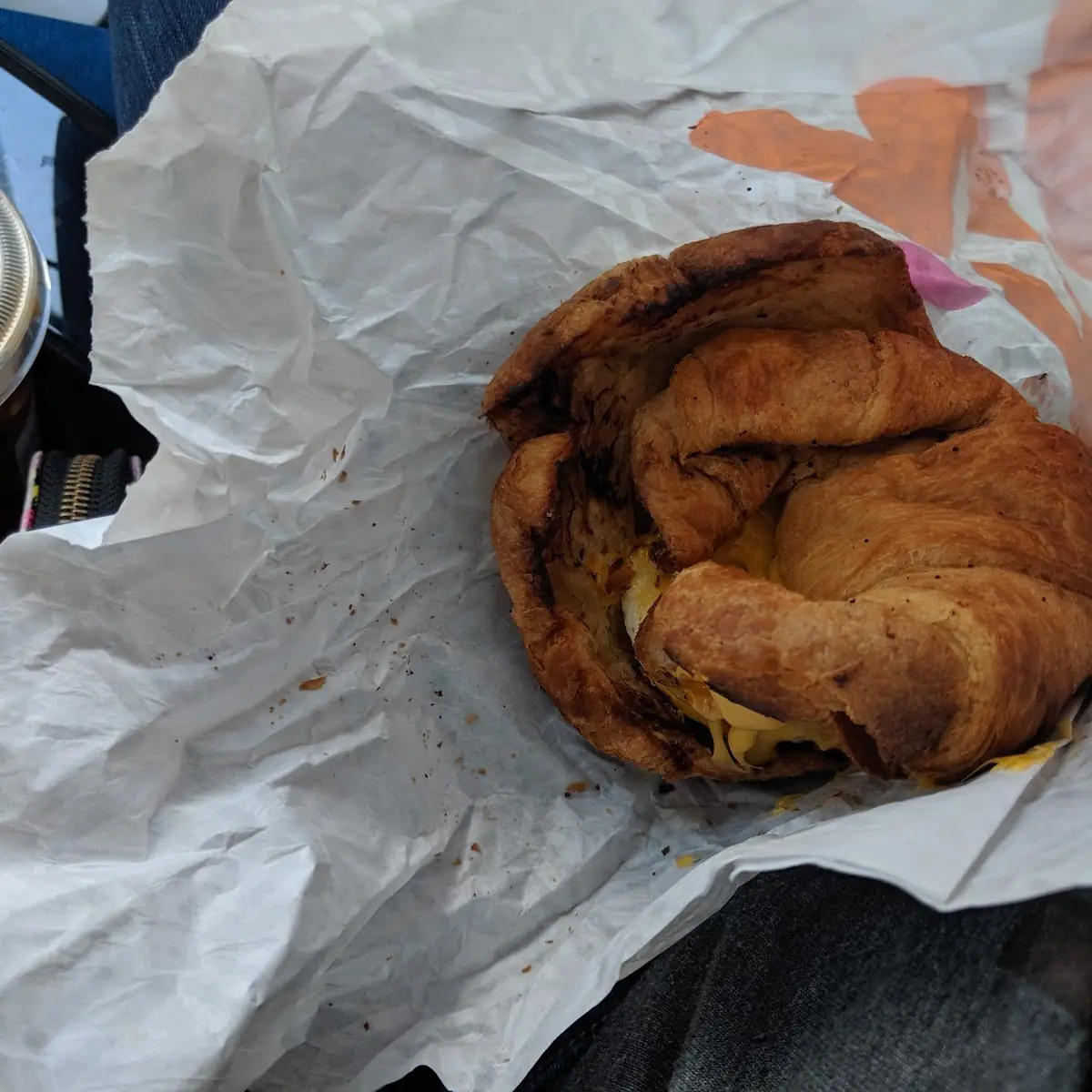 Burnt Croissant Sandwich