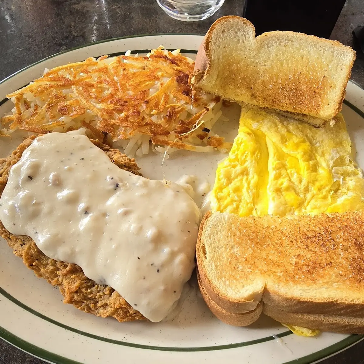 Chicken Fried Steak Breakfast