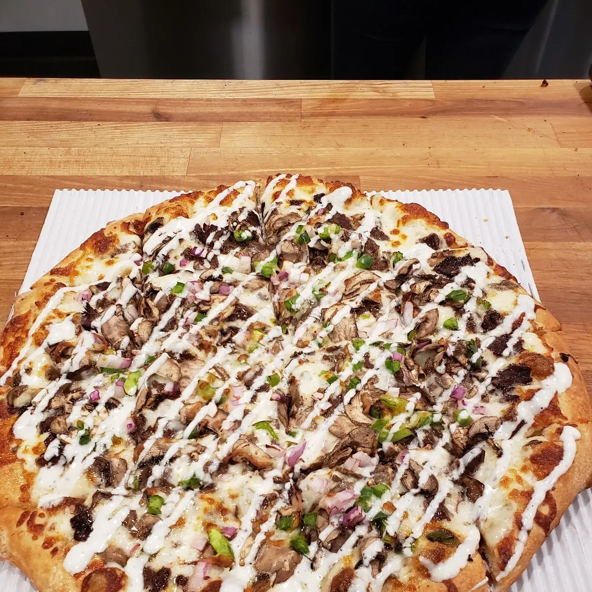 Chicken Bacon Ranch Pizza