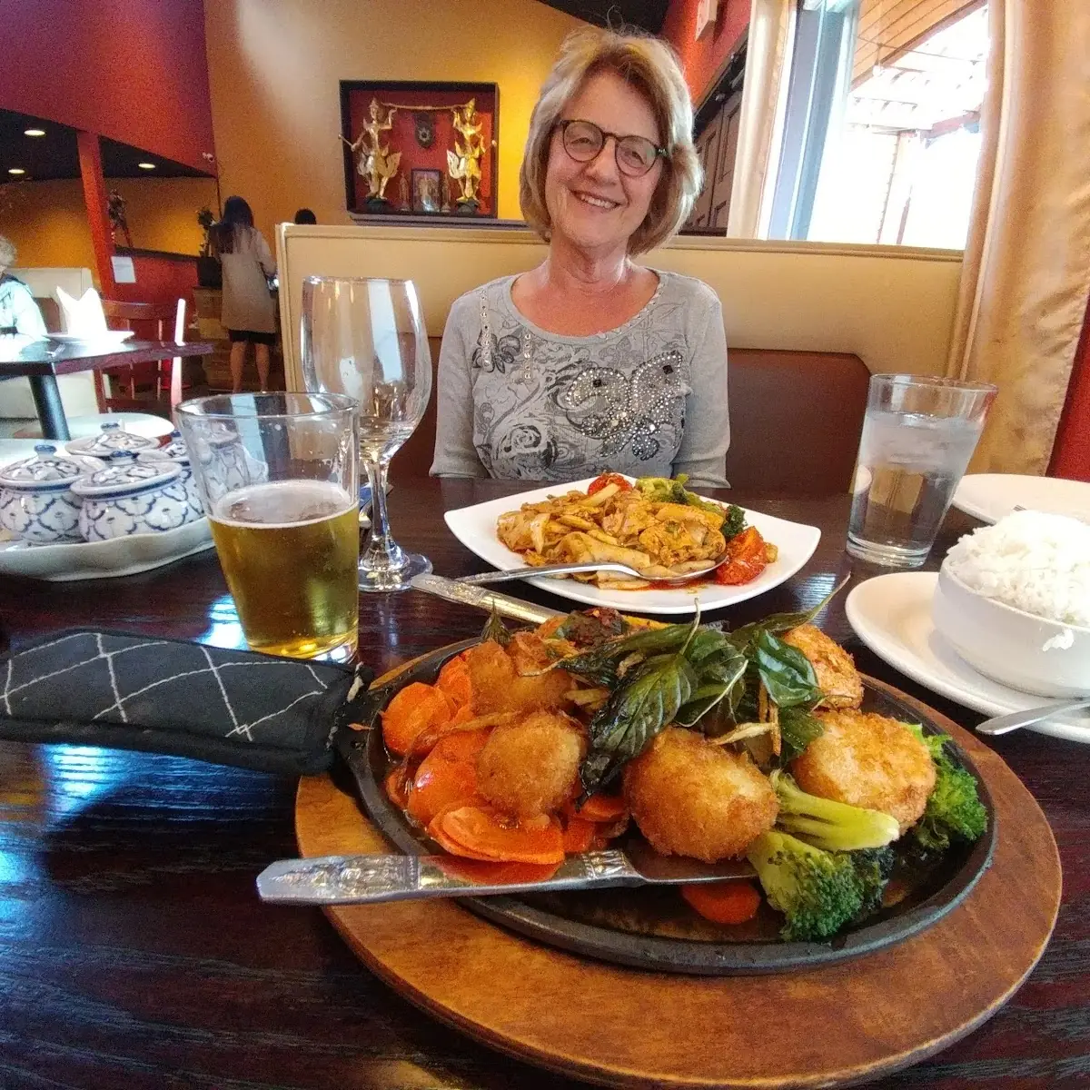 Ginger Scallops with Mixed Vegetables