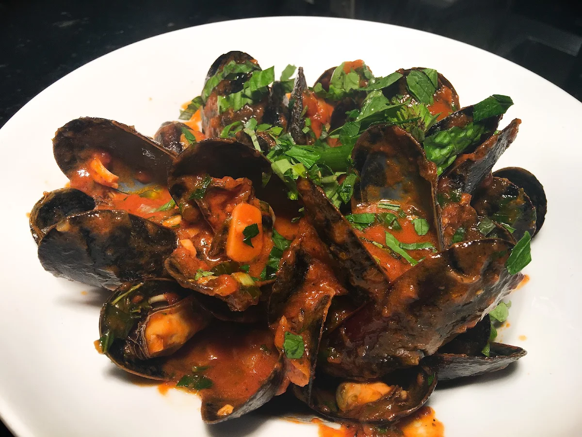 Mussels, Mirela's Steakhouse and Cigar Lounge