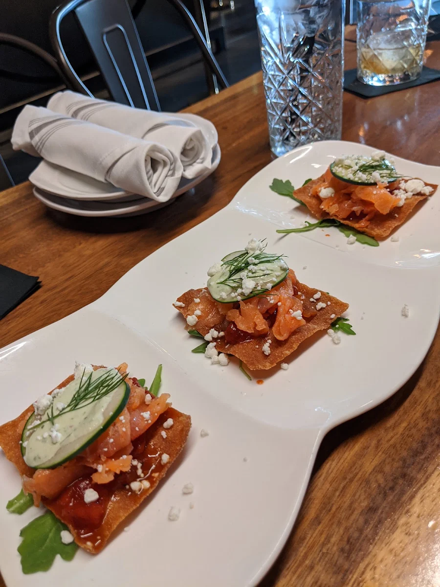 Smoked Salmon Nachos