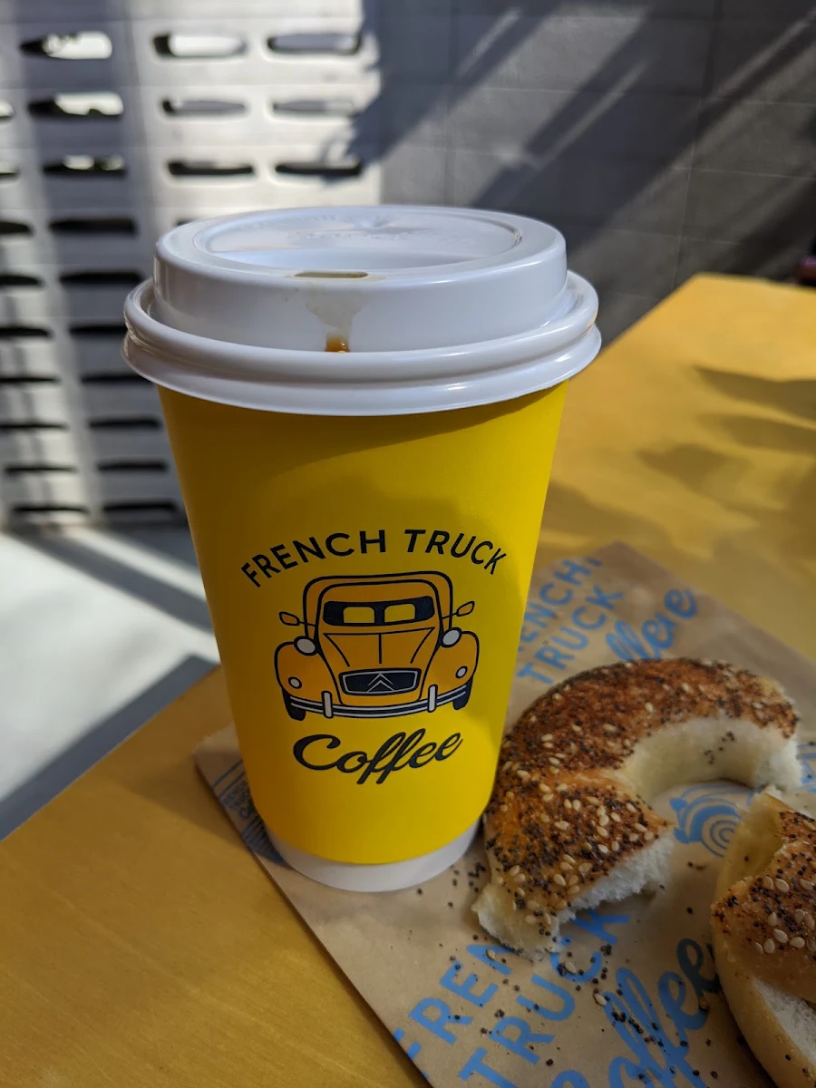 Coffee and an Everything Bagel