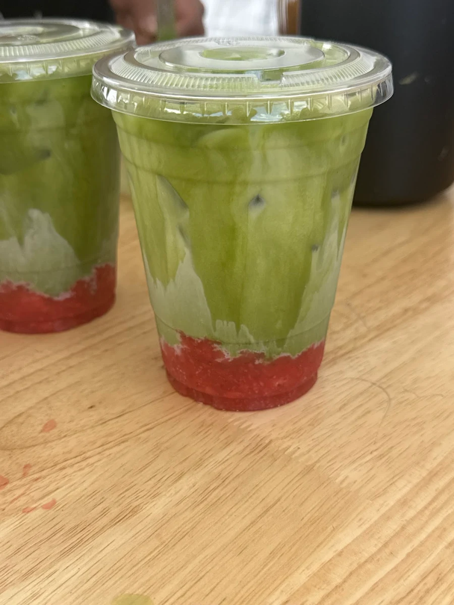 Iced Strawberry Matcha