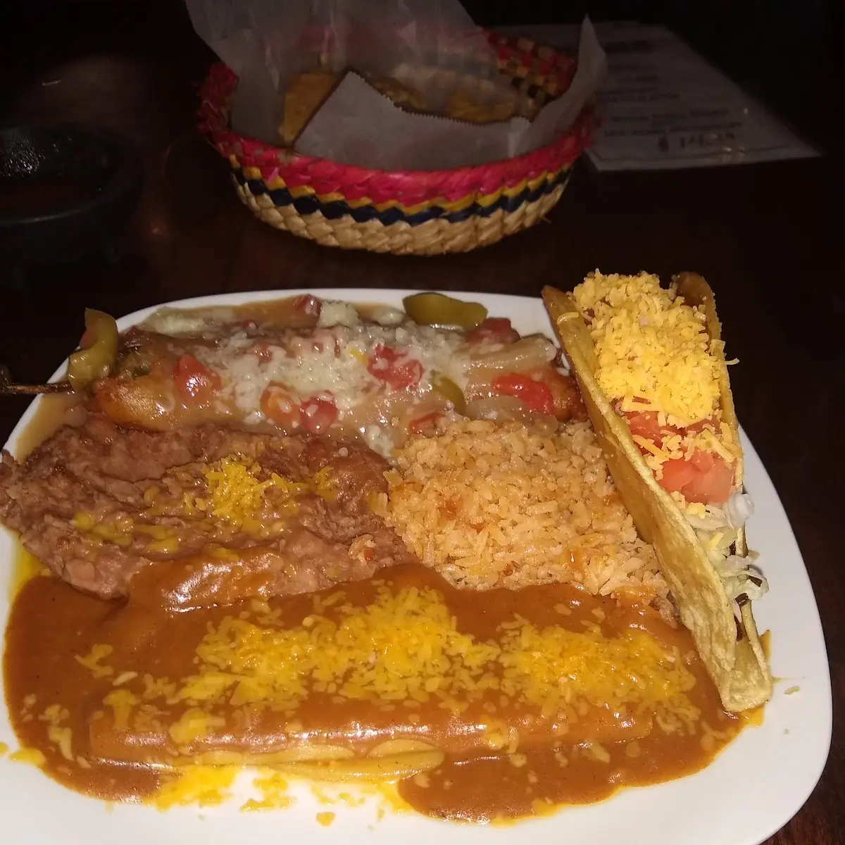 Chili Relleno Taco Enchiladas