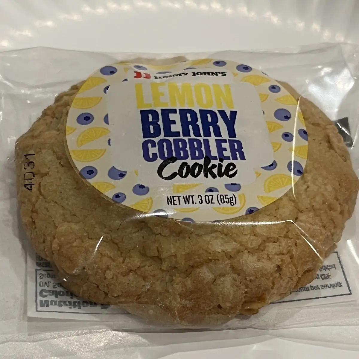 Lemon Berry Cobbler Cookie
