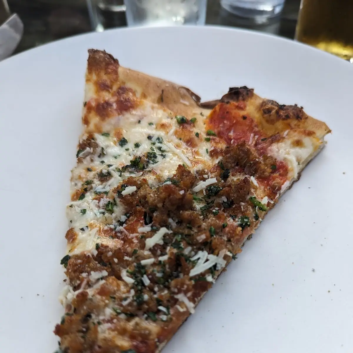 Sausage Pizza Slice