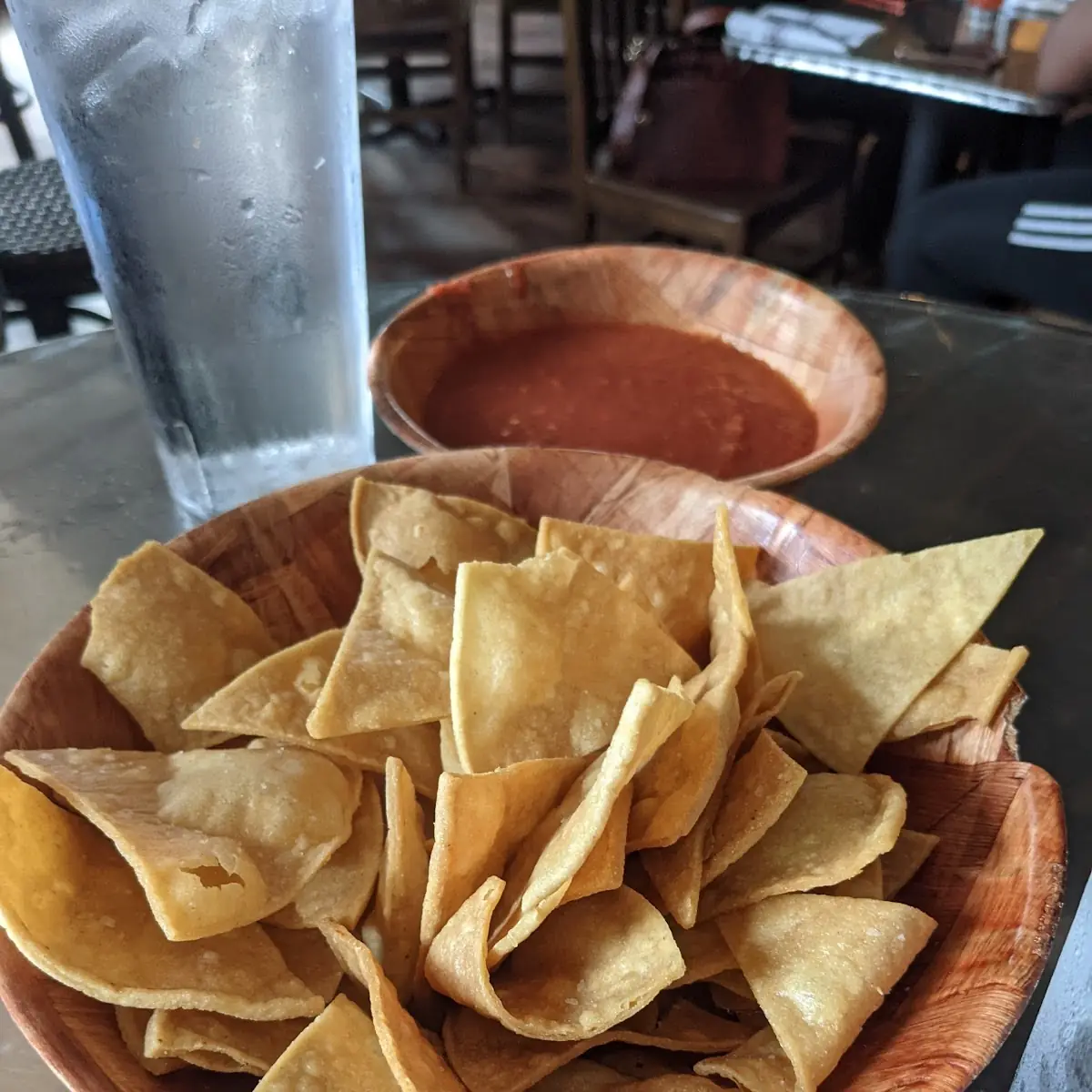 Tortilla Chips with Salsa Verde