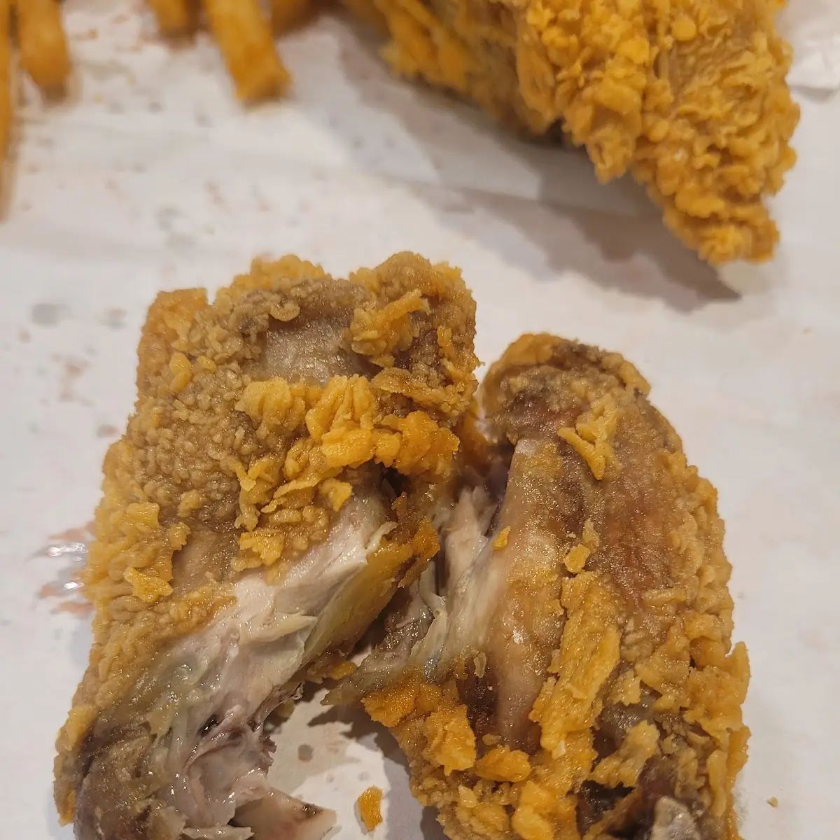 Chicken Wing Smell and Balck