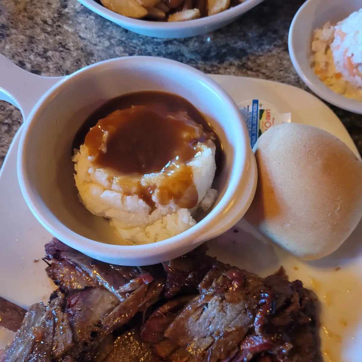 Sliced Beef Brisket Plate