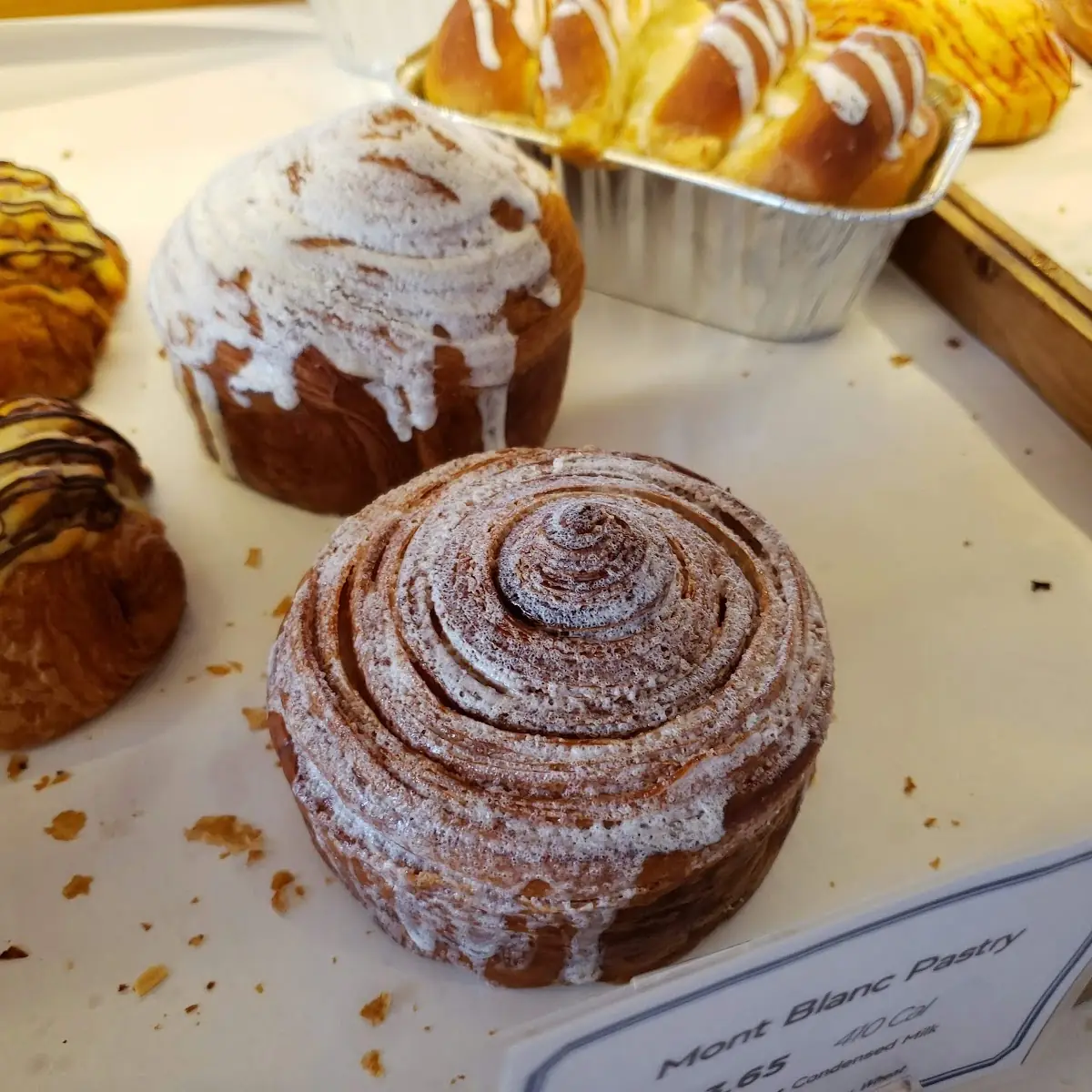 Chocolate Hazelnut Cruffin with Nutella