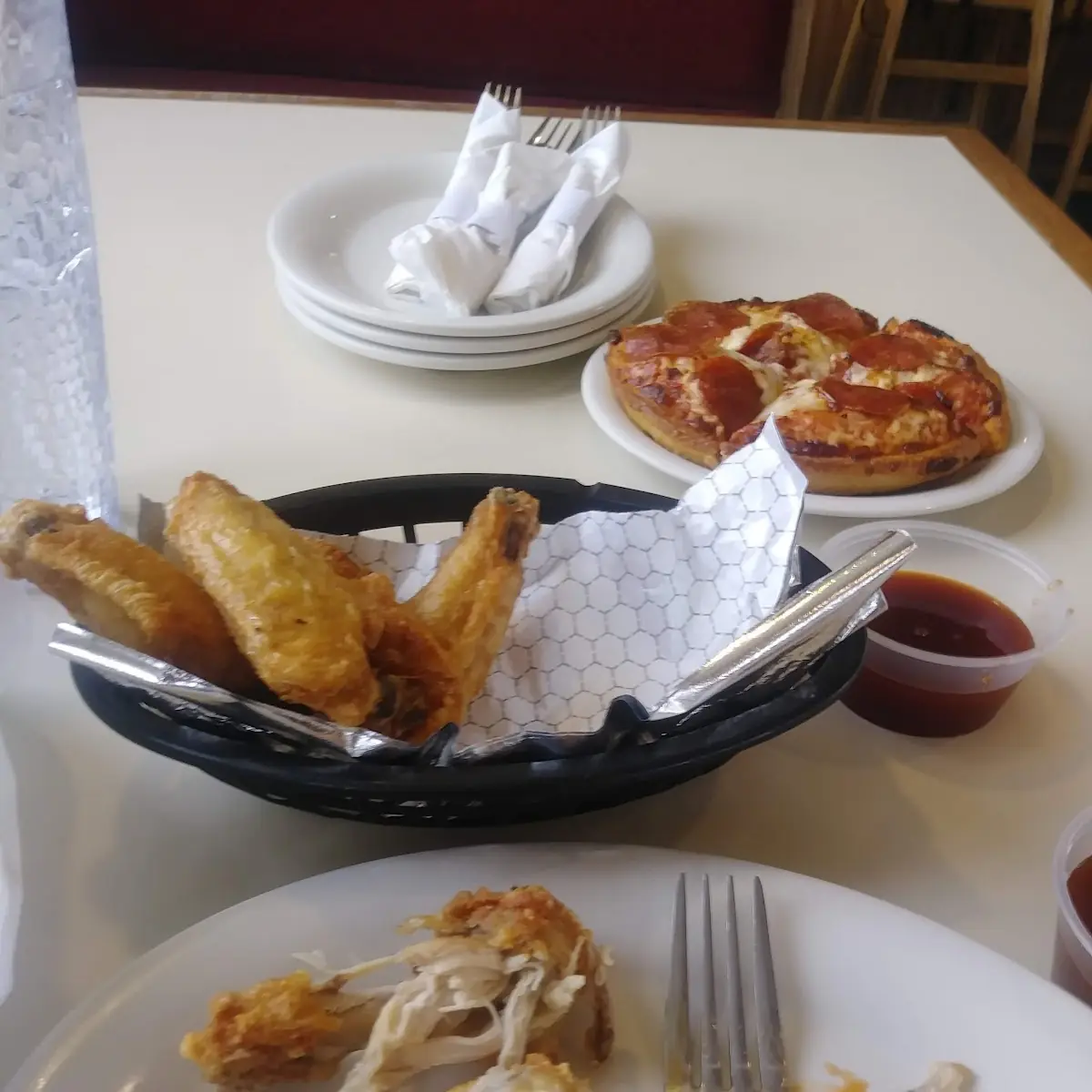 Chicken Wings and Fries