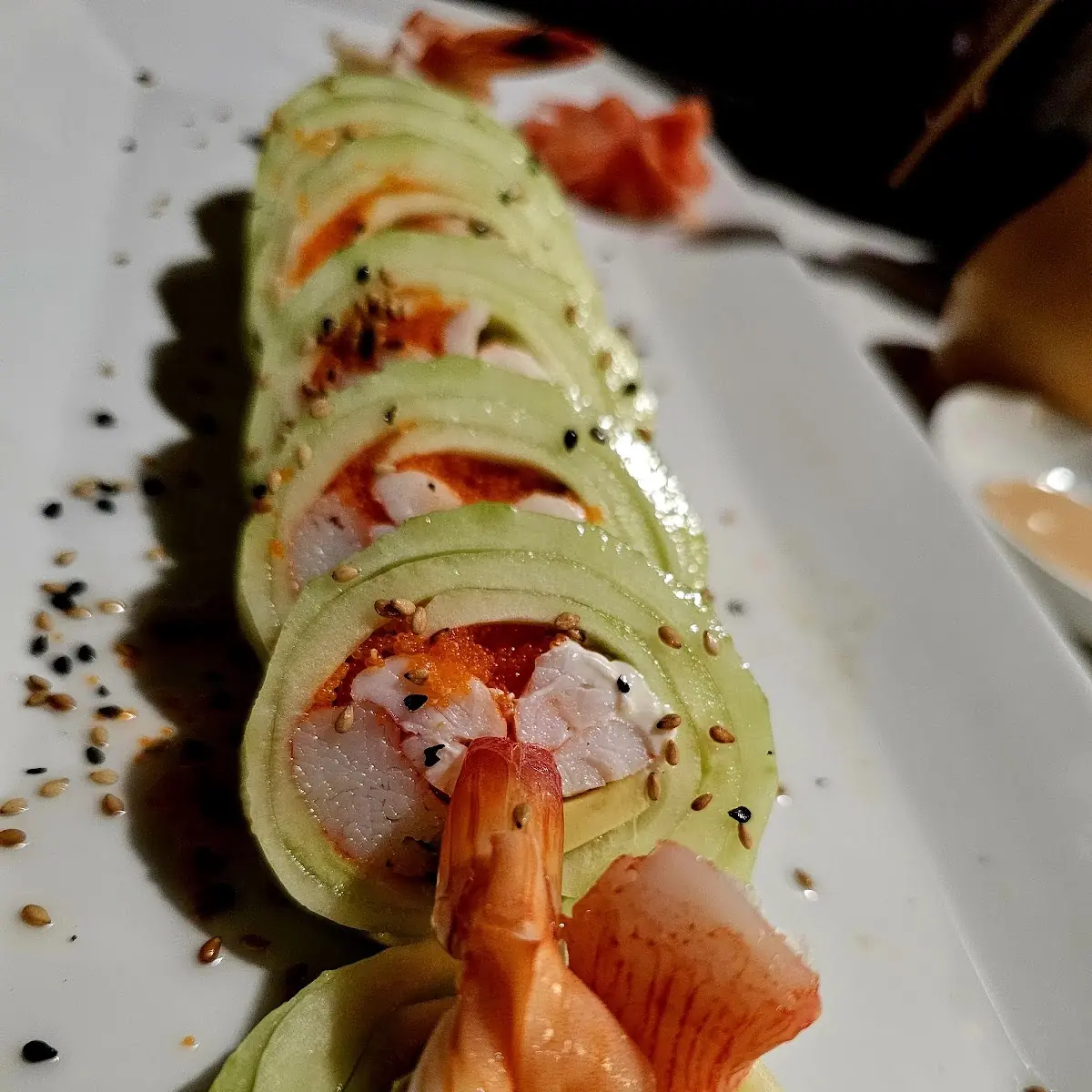 Cuke Salmon Roll