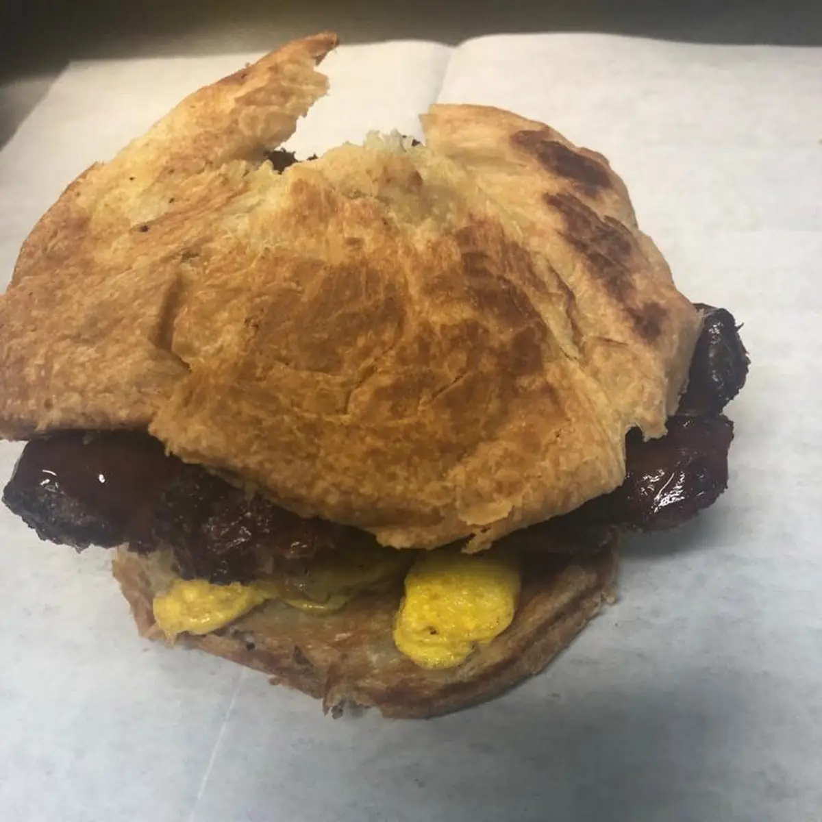 Homemade Bacon Egg Cheese Biscuit