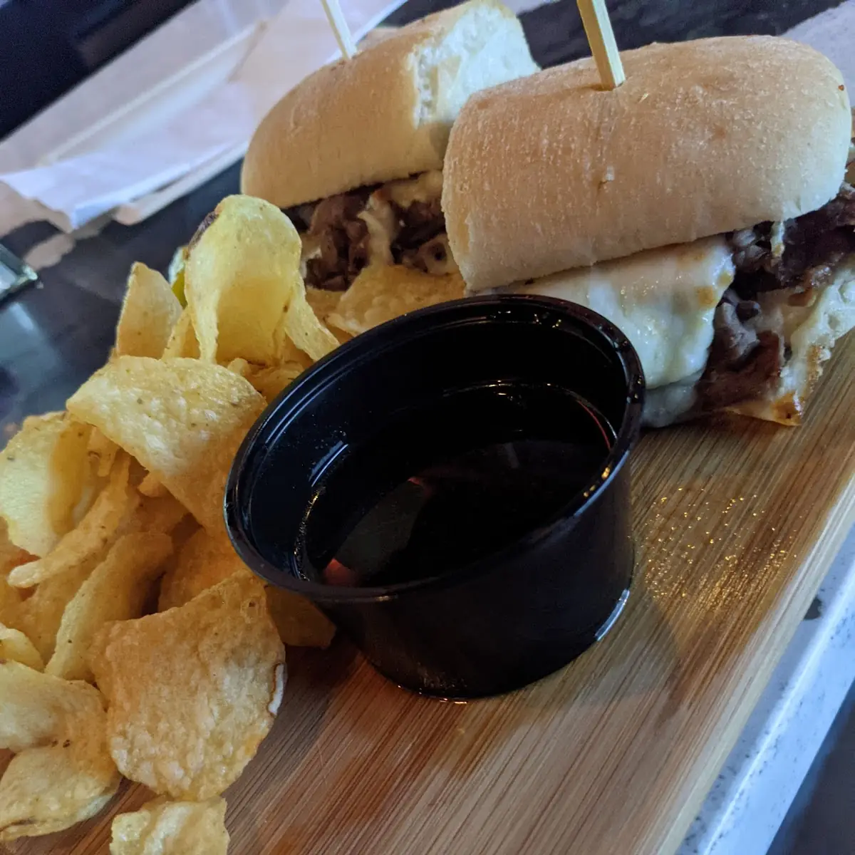 Italian French Dip and Chips