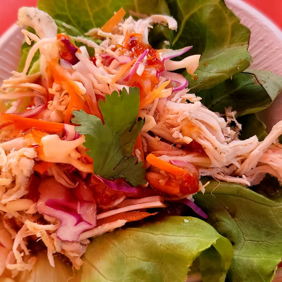 Thai Chicken Lettuce Wraps