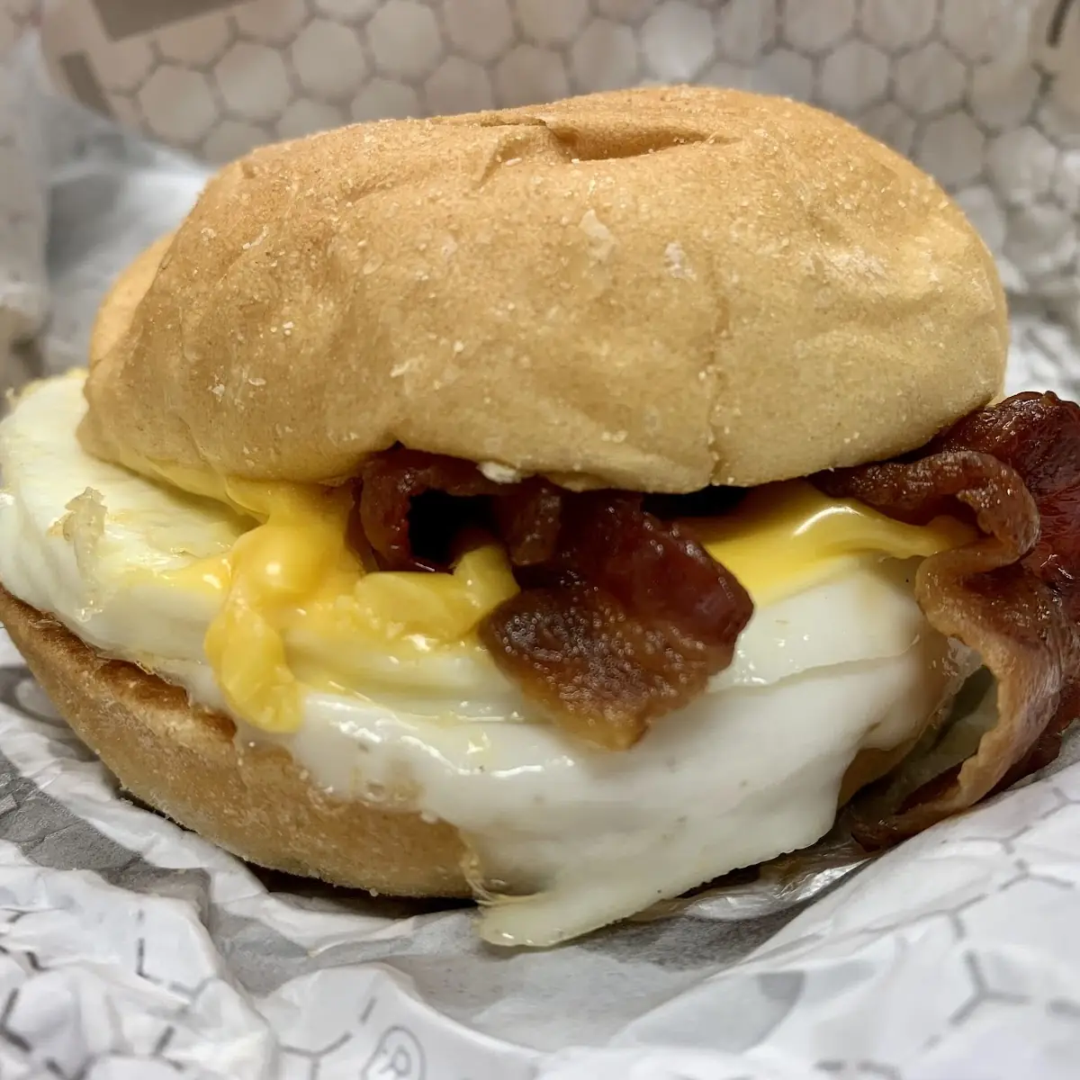 Bacon Egg & Cheese Breakfast Sandwich